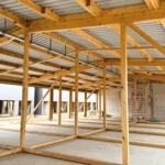 Wood construction inside small